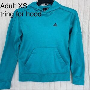 Adidas Teal Hoodie Sweater